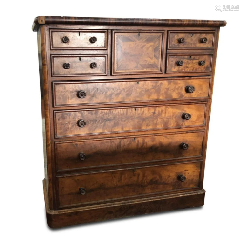 Impressive Victorian Chest of Drawers,