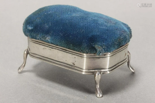 Edwardian Sterling Silver Pin Cushion,