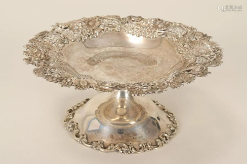 American Sterling Silver Tazza,