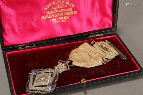 Masonic Queen Victoria Jubilee Medallion in Case,