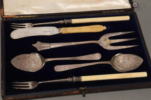 Boxed Sterling Silver Cutlery Set,