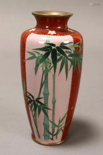 Japanese Cloisonn? Enamel Vase,