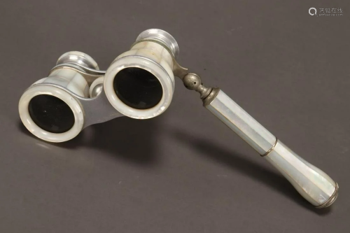 Pair of Mother of Pearl Opera Glasses,