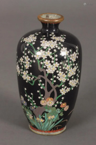 Japanese Petit Cloisonn? Enamel Vase,