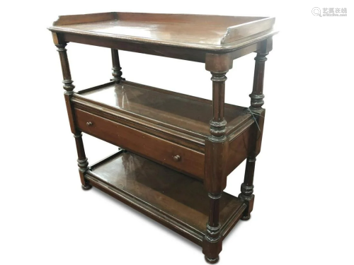 Good 19th Century Cedar Dumb Waiter,