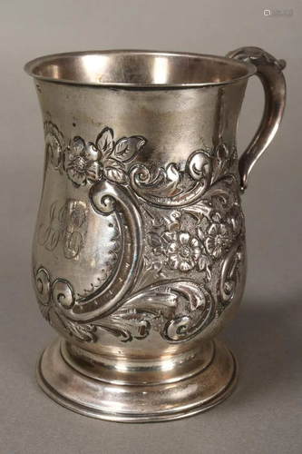 Edwardian Sterling Silver Tankard,