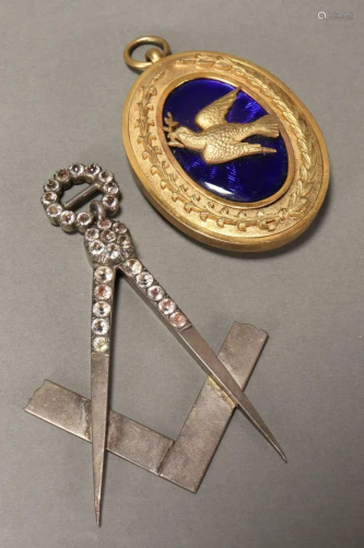 Two Masonic Pendants,