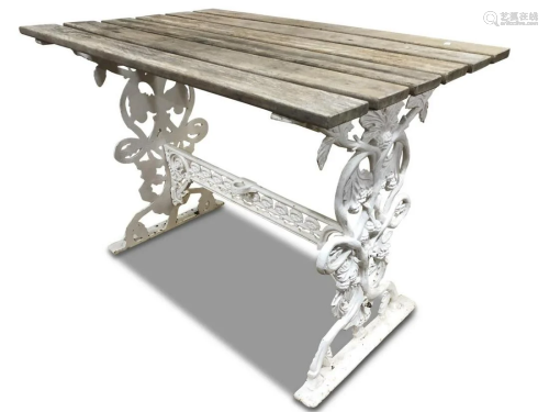 Cast Iron Outdoor Table,