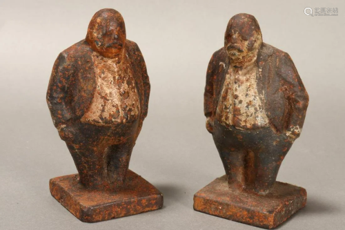 Pair of Victorian Cast Iron Figures,