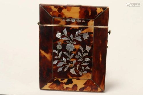19th Century Tortoise Shell and Mother of Pearl