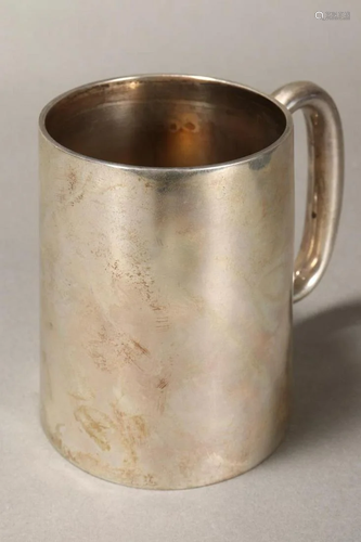 Edwardian Sterling Silver Tankard,