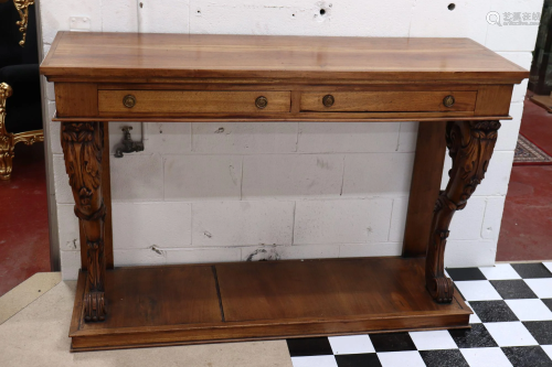 Victorian Style Console Table,