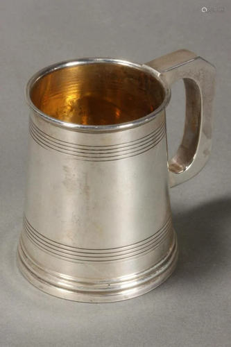 Edwardian Sterling Silver Petit Tankard,