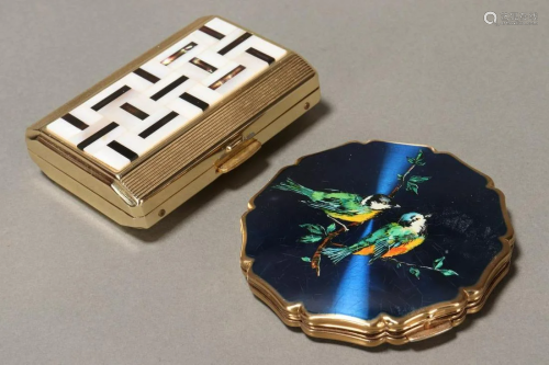 Two Vintage Compacts,