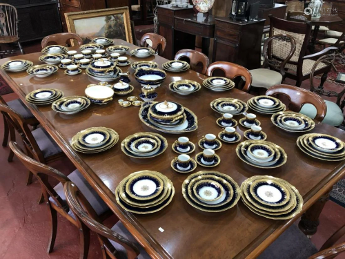 Extensive French Limoges Dinner Tea Service,