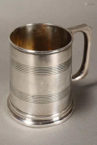 Victorian Sterling Silver Tankard,