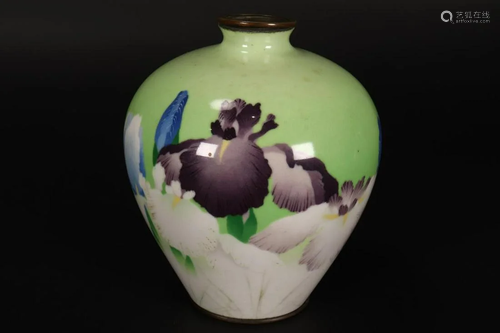 Japanese Cloisonn? Enamel Vase,