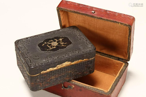 Magnificent Georgian Tortoiseshell Snuff Box,