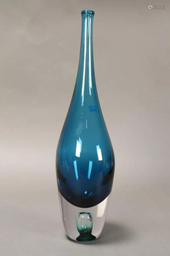 Contemporary Art Glass Vase,