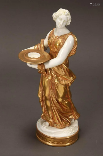 Volkstedt Porcelain Figure,