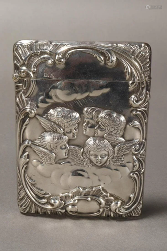 Edwardian Sterling Silver Card Case,