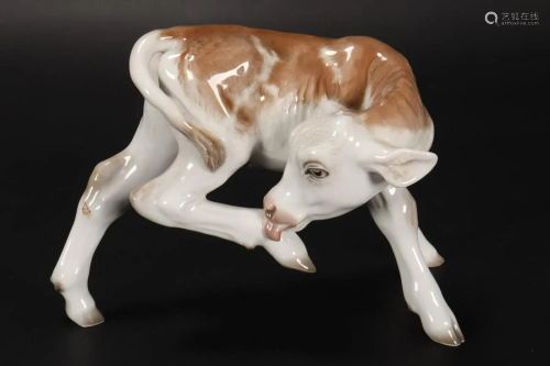 Rosenthal Porcelain Figure of a Calf,