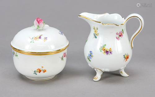 Milk and sugar, Meissen, marks