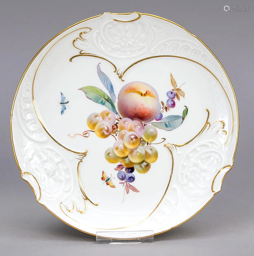 Fruit plate, Meissen, mark 185