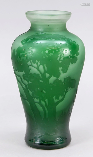 Vase, France, c. 1920, marked,