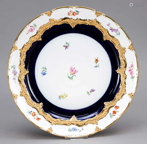 Large ceremonial plate, Meisse