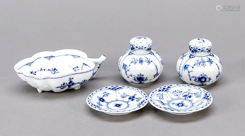 Five pieces, Royal Copenhagen,