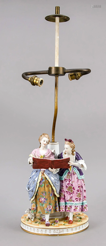 Figural table lamp base, 20th