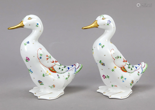 Pair of ducks, Zurich, 20th c.