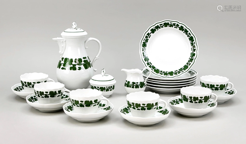 Coffee set for 6 persons, 21 p