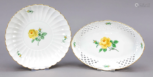 Two bowls, Meissen, after 1950