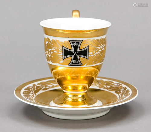 Cup with saucer, KPM Berlin, 1