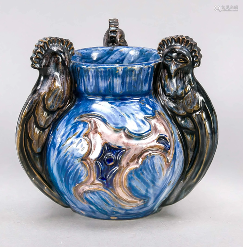 Art Nouveau ceramic vase, c. 1