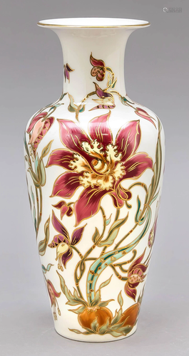 Vase, Zsolnay, Pecs, Hungary,