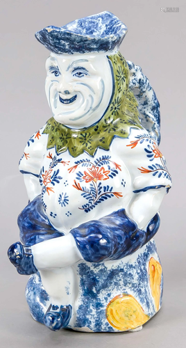 Figural ceramic jug, Holland,