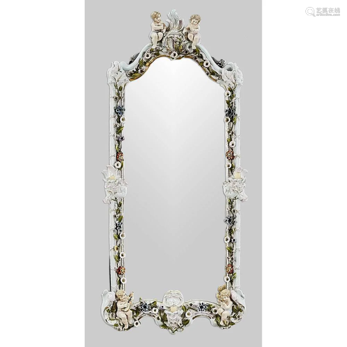 Large wall mirror, w. Thuringi