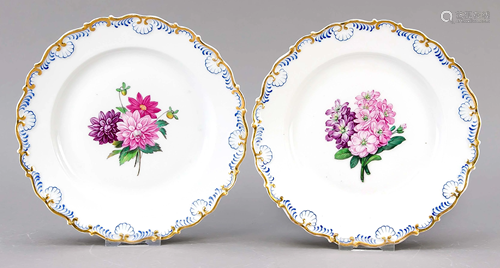 Two plates, KPM Berlin, small