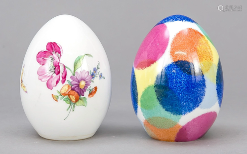 Two Easter eggs, KPM Berlin, s