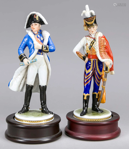 Two militaria figures, Alboth