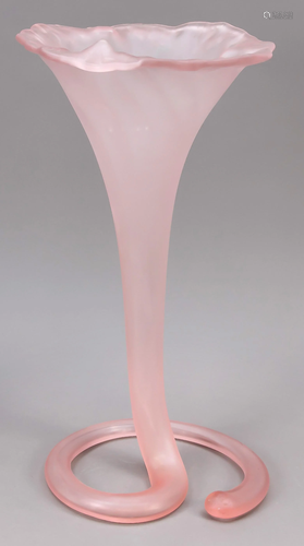 Large vase, 20th c., ring-shap