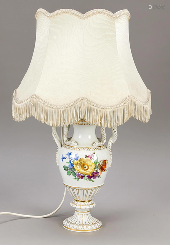 Table lamp, Meissen, mark 1924