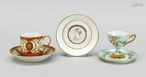 Set of 5 pieces, cup with sauc