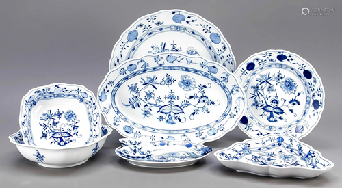 Dinner service, 9-piece set, M