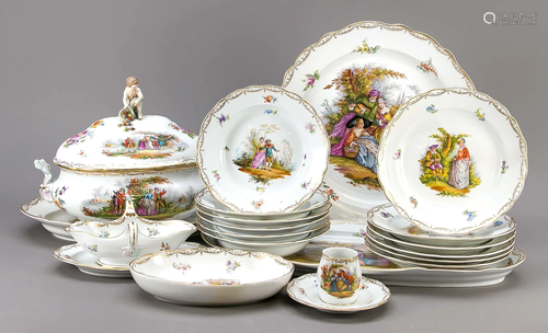 Large dinner service for 6 per