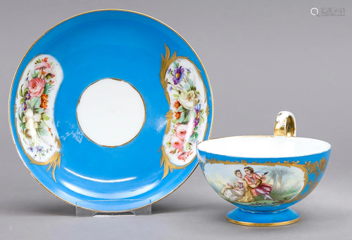 Tea cup and saucer, Sevres, Fr