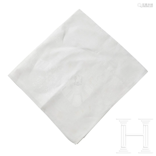 Adolf Hitler â€“ a Napkin from Formal Personal Table